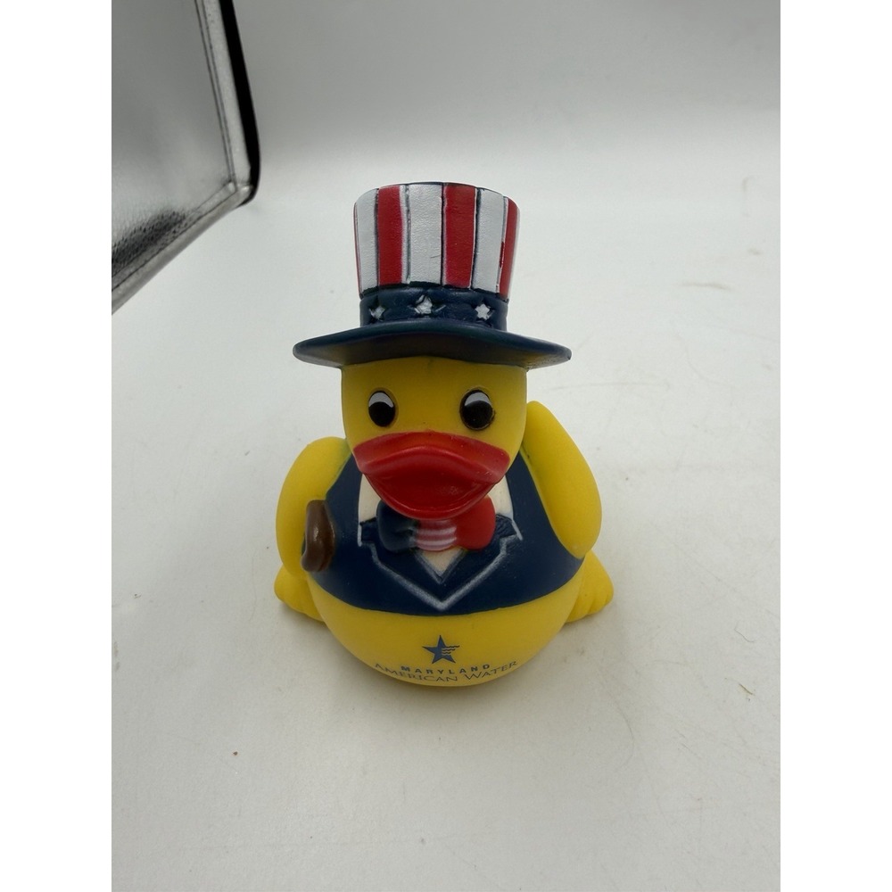Goodview Patriotic American Water Military Services Yellow Rubber Ducky New 4"